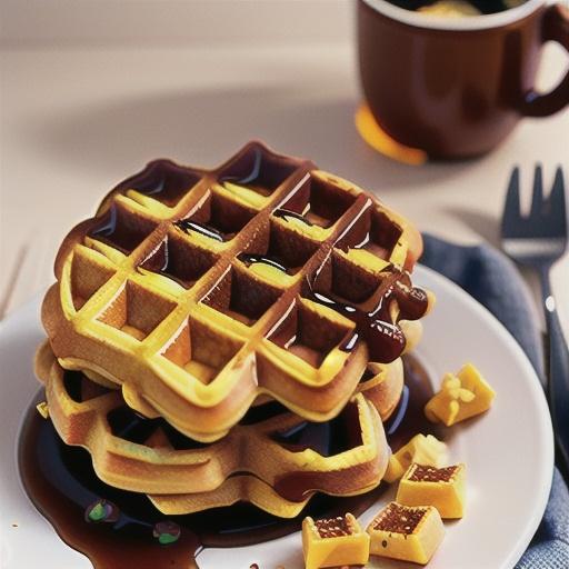 Spiced Pumpkin Waffles