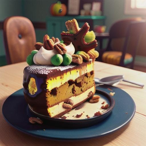 Vegan Pumpkin Cheesecake with Gingersnap Pecan Crust