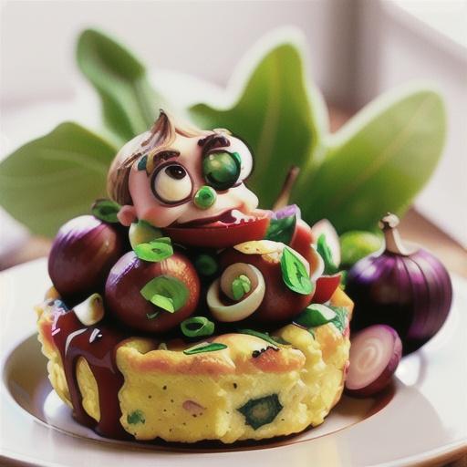 Turkey and sweet onion frittatas