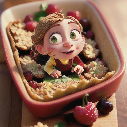 Tart Red-Fruit Crisp