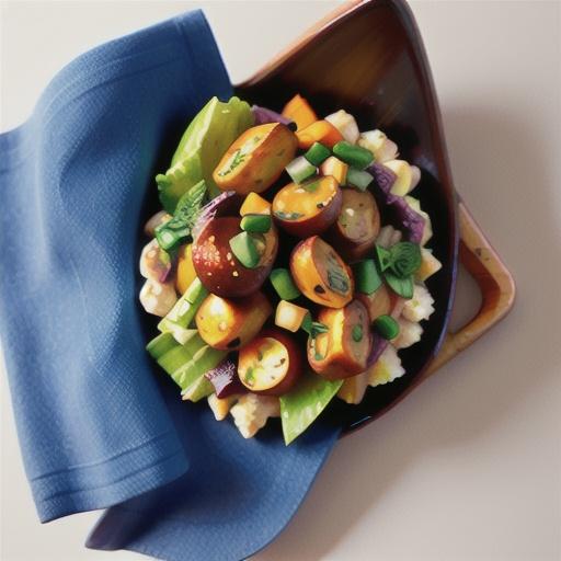 Crispy Buffalo Potato Salad