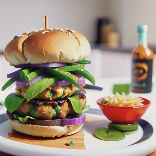 Satay tofu burgers