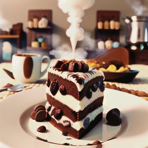 Chocolate-Cream Cheese Coffee Cake