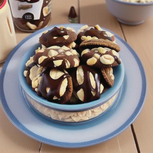 No-Bake Nutella Oatmeal Cookies