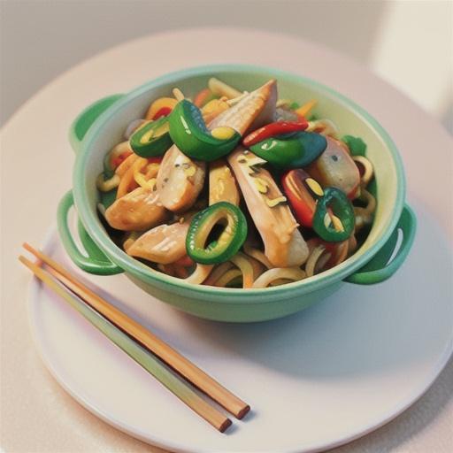 Easy chicken chow mein