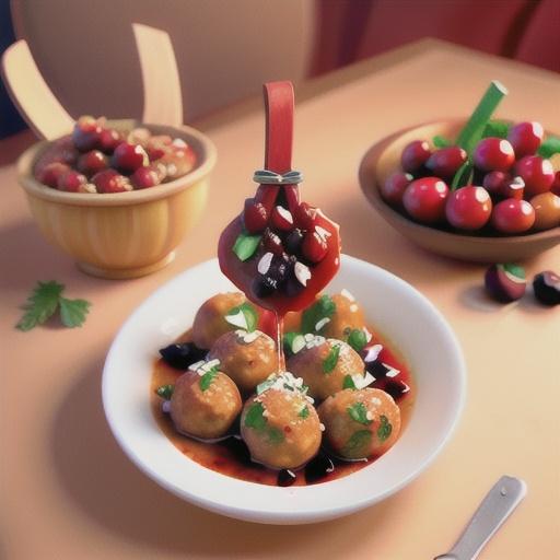 Cranberry-Glazed Appetizer Meatballs