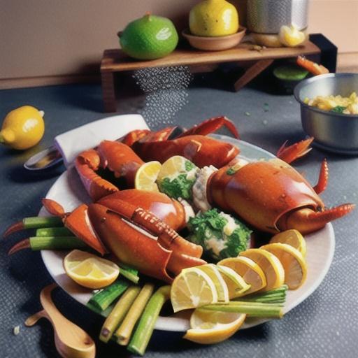 Air Fryer Lobster Tails with Lemon-Garlic Butter