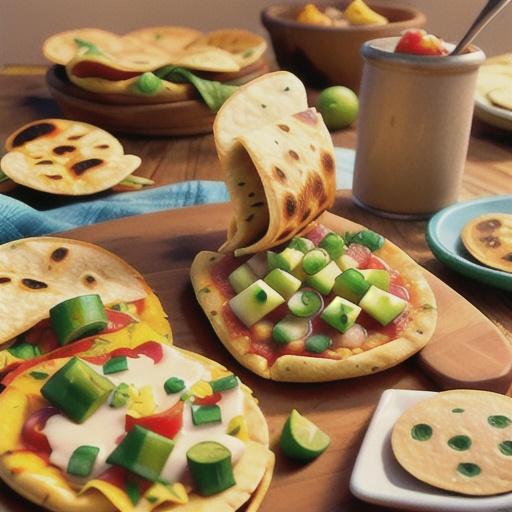 Southwestern Tortilla Wedges