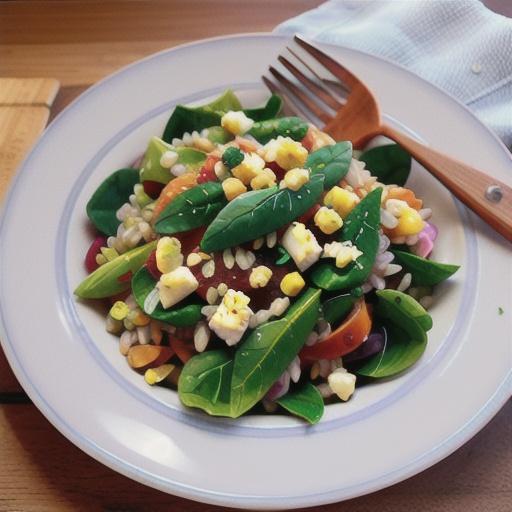 Healthy Warm Farro Salad