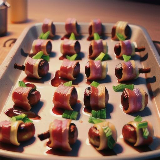 Bacon Wrapped Bratwurst