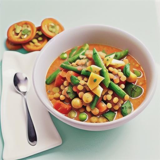 Vegetable lentil curry