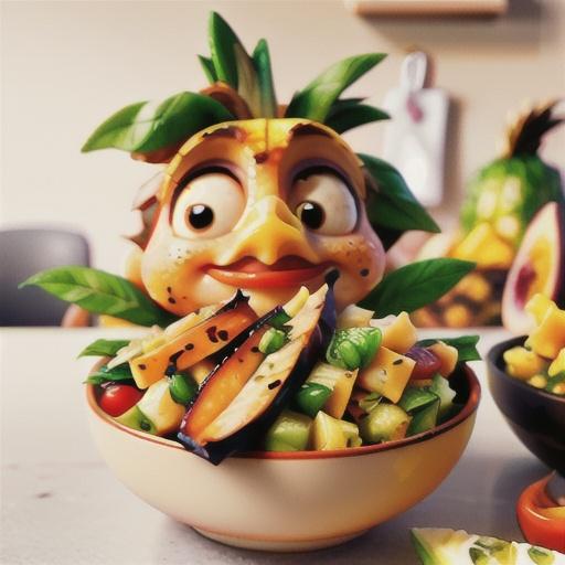 Chicken Salad with Pineapple-Chipotle Dressing