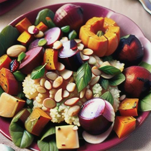 Couscous with Roasted Butternut Squash and Beets