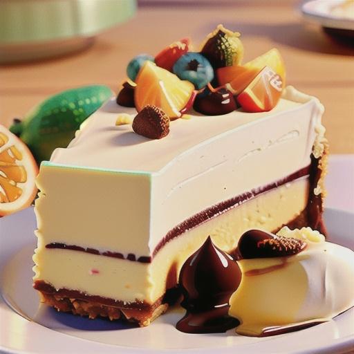 No-Bake Fruity Cheesecake Pie