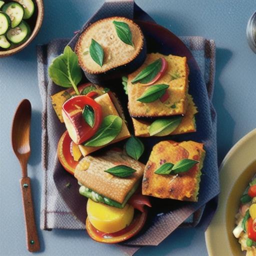 Curried tofu and vegetable patties
