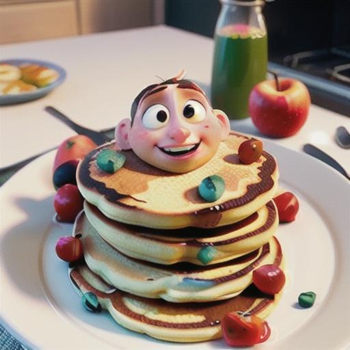 Apple and Sausage Oven Pancake