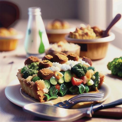 Rice & broccolini torte