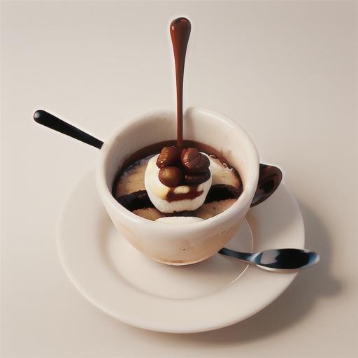 Walnut-whip affogato