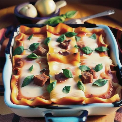 Butternut Squash and Beef Lasagna
