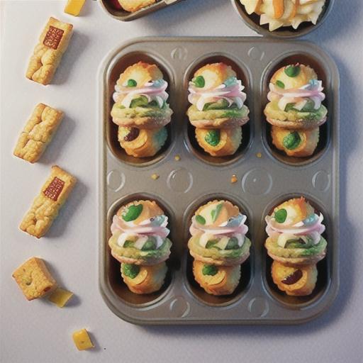 Muffin-Tin Chicken Alfredo Biscuit Bombs