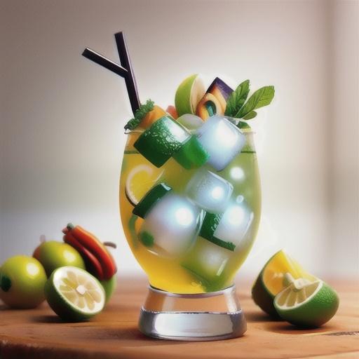 Classic caipirinha