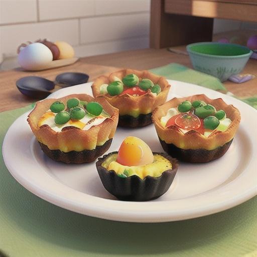 Vegetable Quiche Cups To Go