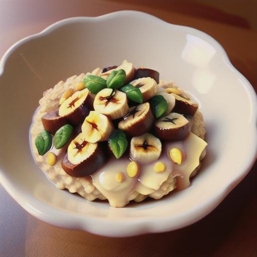 Banana Foster Steel-Cut Oats