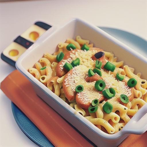 Low-fat macaroni cheese