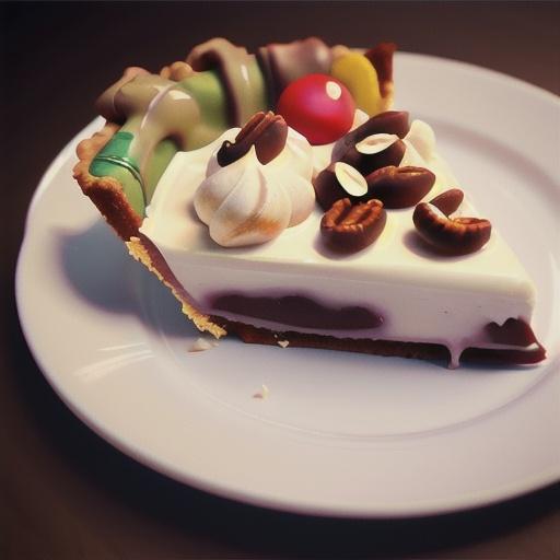 German Chocolate Angel Pie II