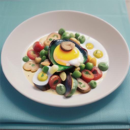 Irish mackerel breakfast