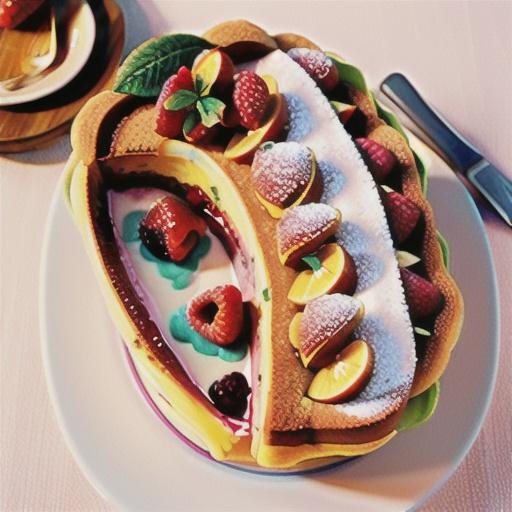 Peach and raspberry sponge pudding