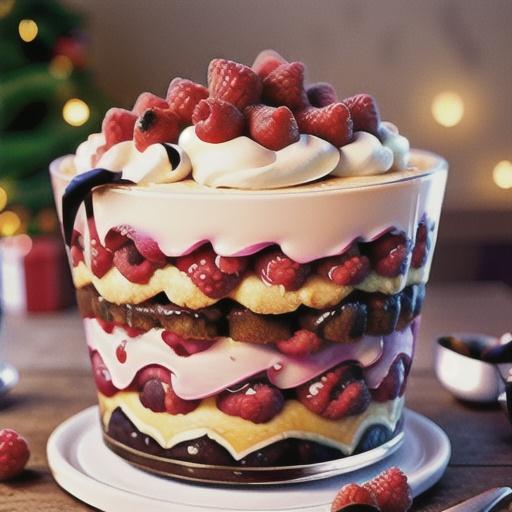 Raspberry trifle