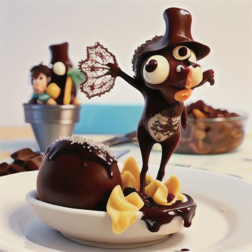 Chocolate-Drizzled Lace Brittle