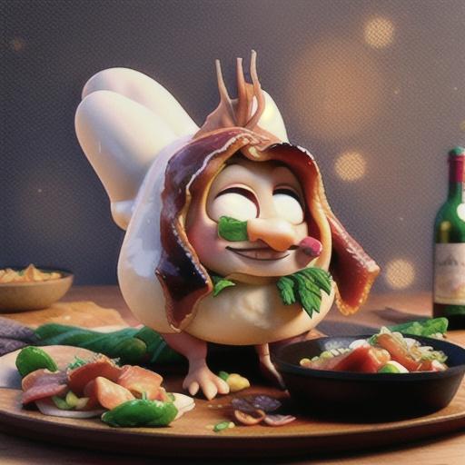 Skillet Turkey with Bacon and White Wine