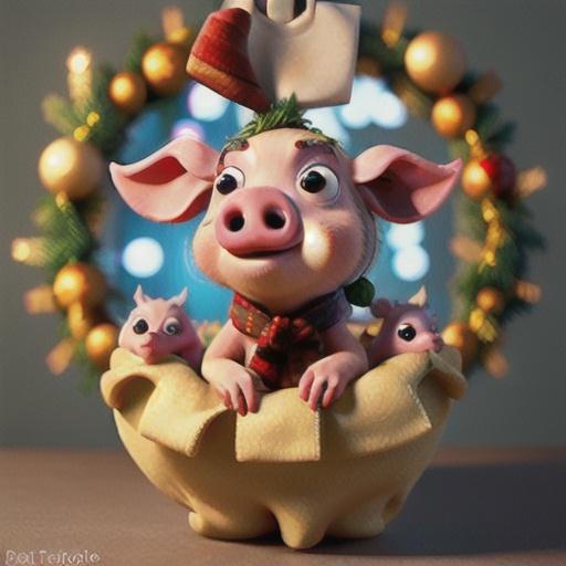 Pigs in a Blanket Christmas Wreath