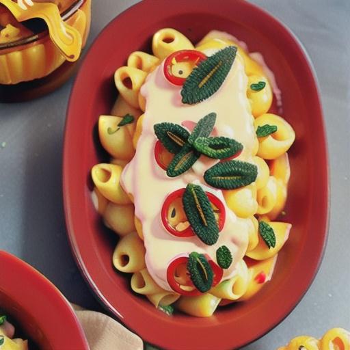 Three-cheese pumpkin and sage pasta bake