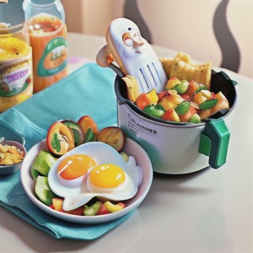 Air Fryer Fried Eggs