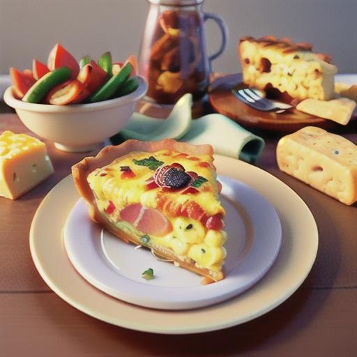Ham and Cheese Breakfast Quiche