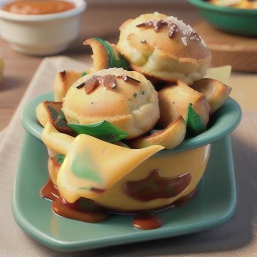 Parmesan Puffs with Marinara