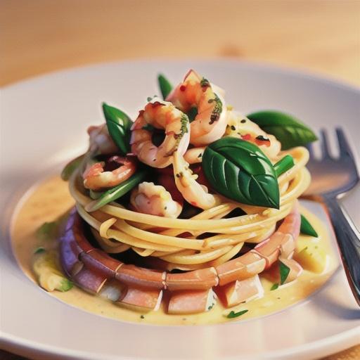 Lemon Pasta with Shrimp