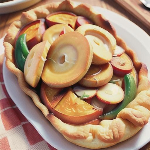 Roasted Sweet Potato and Onion Tart