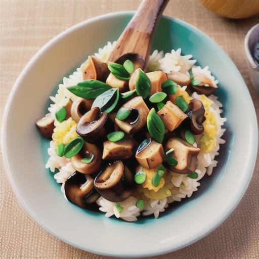 Mushroom and Rice Pilaf