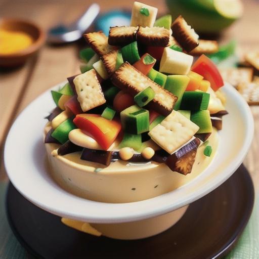 Layered Vegetable and Aioli Appetizer