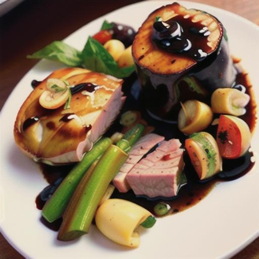Pork Tenderloin with Balsamic Plum Reduction