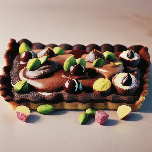 Cheat’s chocolate truffle tart