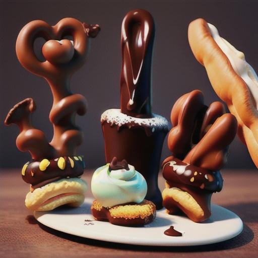 Chocolate eclairs