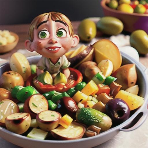 Chicken, Pickles, and Potatoes