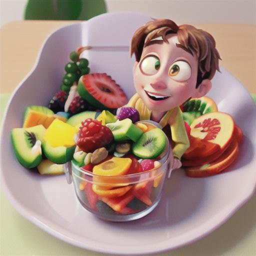 Muesli and fruit slice