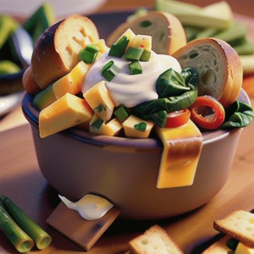 Slow-Cooker Three Cheese Spinach Dip