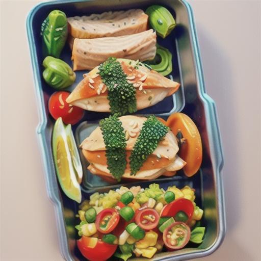 Chicken, date and barley salad with preserved lemon dressing